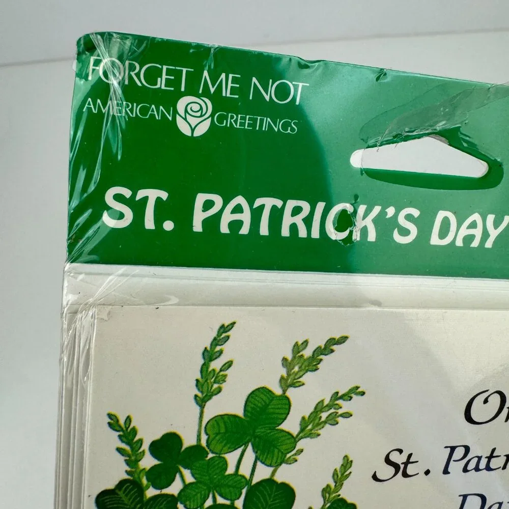 Sealed Vtg Saint St Patricks Pattys Day Greeting Cards w Envelopes Holiday Retro